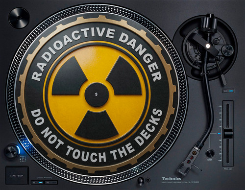 Radioactive danger warning - radioactive,