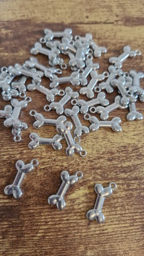Tibetan silver dog bone - 50,