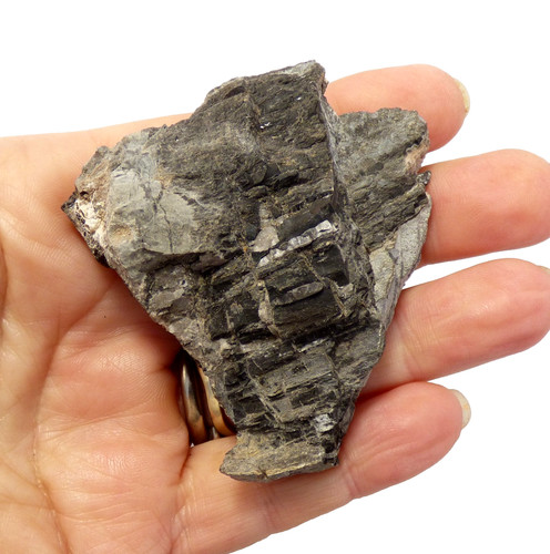 Whitby jet piece - jet, unpolished