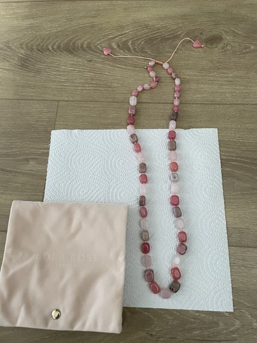 Lola rose necklace - rose,