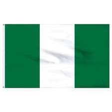 Nigeria Nigerian Country National Flag Indoor Outdoor Polyester with Eyelets