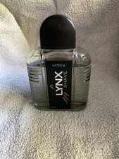 Rare Lynx Africa Aftershave 100ml - about 75% full