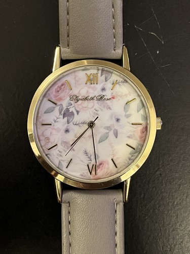Elizabeth rose watch floral - watch,