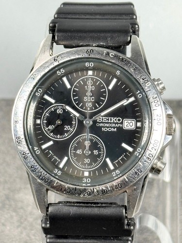 Seiko 7t92 0dw0 - seiko, chronograph