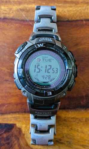 Casio pro trek titanium - casio,