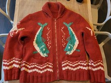 Cowichan Cardigan - Red -