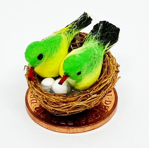 Dolls house two - house, birds