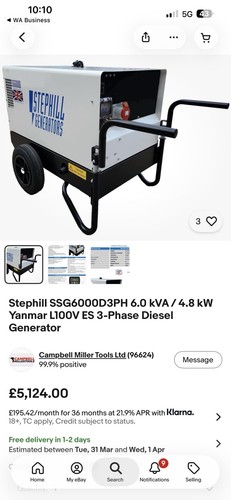 Stephill ssd6000sd diesel - stephill,