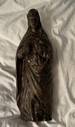 Antique painted carved - antique,