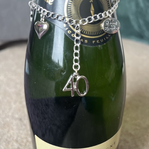 40th gift tag label charm - label, for
