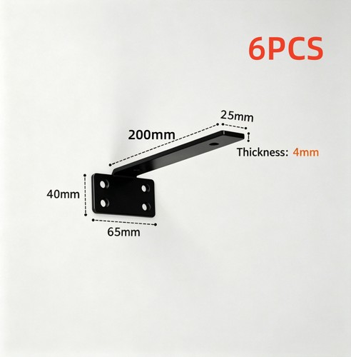 6pcs floating shelf brackets - floating,