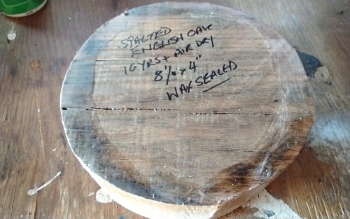 Spalted english oak - oak, blank