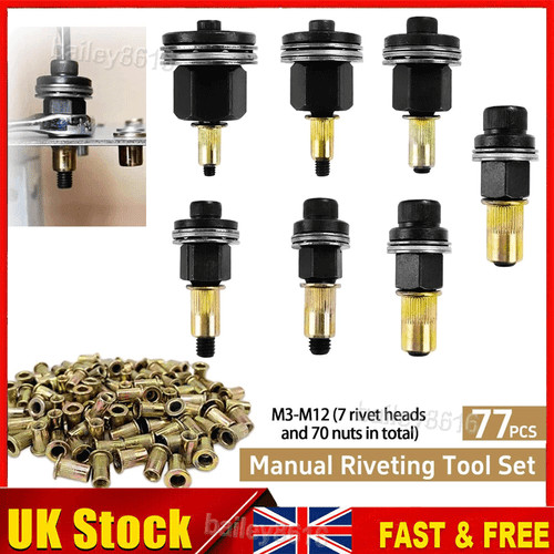 77pcs rivet nut kit - rivet, with