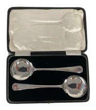 Silver plate serving spoons - silver,