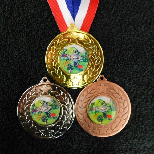 Gardening medal ribbon - &,