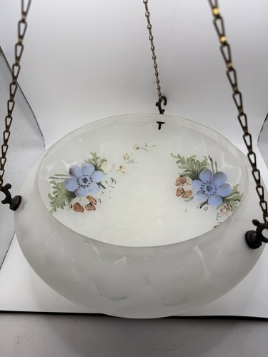 Art deco painted frosted glass - art,
