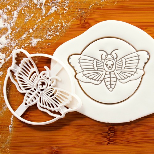 Death head hawk moth cookie - hawk,