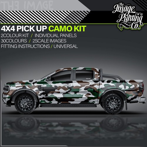Universal large 4x4 camo - 4x4, kit