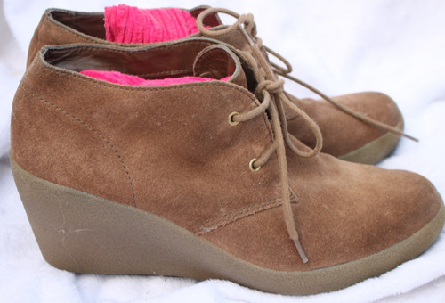 Clarks active air - suede, wedge