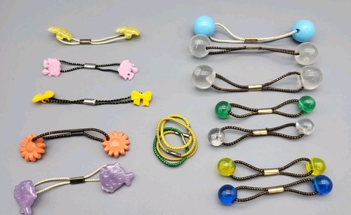 Vintage twin bead ponytail - twin,