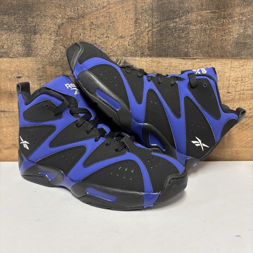 Reebok kamikaze mid black blue - kamikaze,