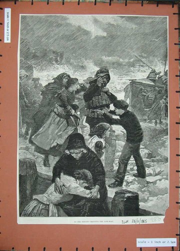 Old antique print - old,