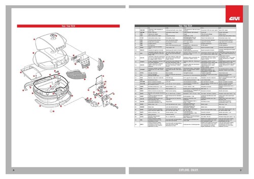 Givi upper and lower lock - and,