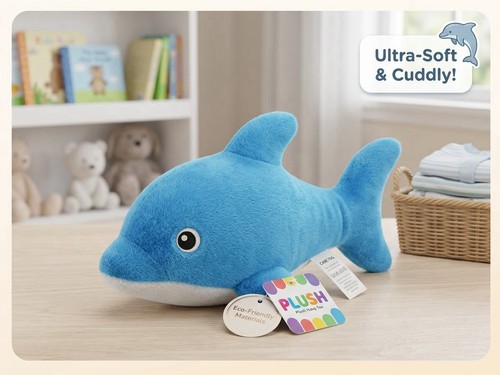 Sea animal dolphin plush - dolphin, toy