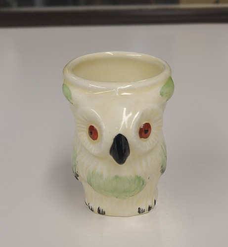 Vintage owl egg cup keele - owl,
