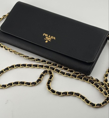 Prada grain leather wallet - grain,