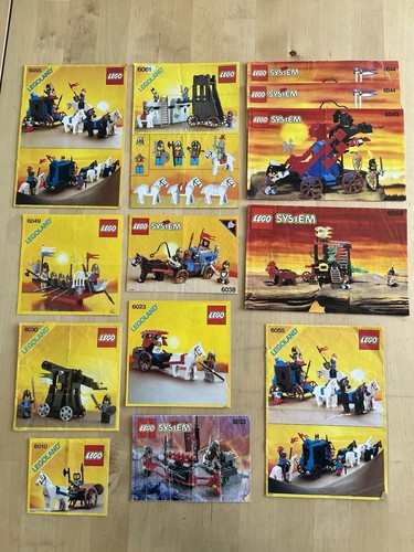 Lego castle instructions - lego,