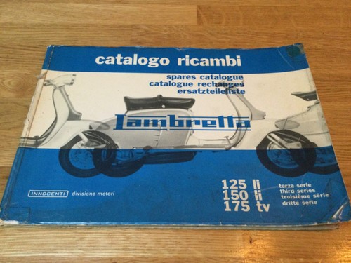 Lambretta manual spares - lambretta,
