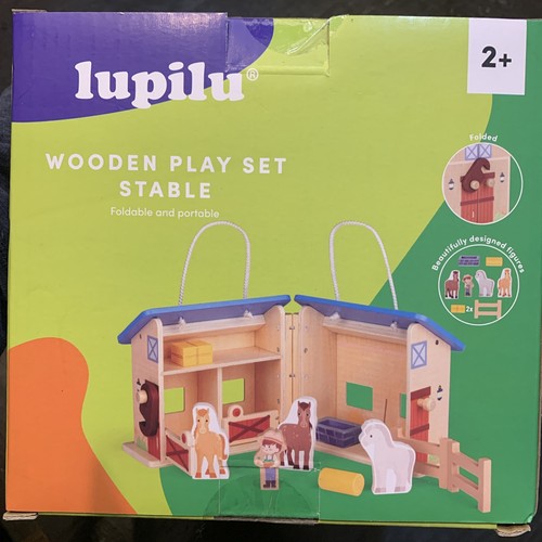 Wooden play set stable farm - wooden,