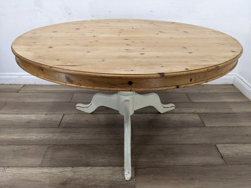 Dining table vintage pine - dining,