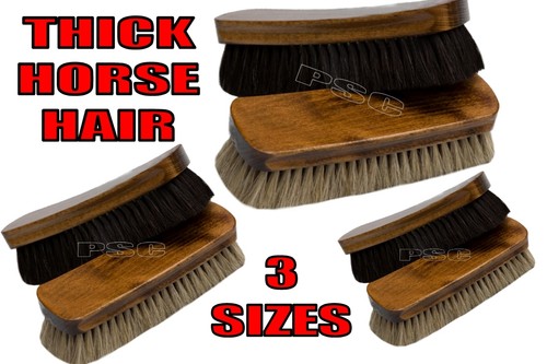 Horsehair shoe brush polish - shoe,