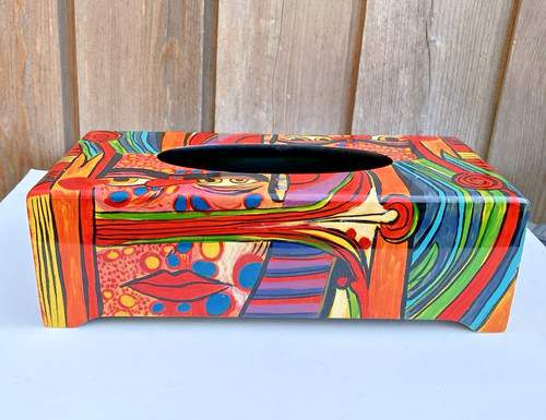 Tissue box cover - tissue,