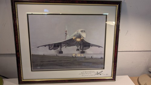 Framed concorde print - concorde, to