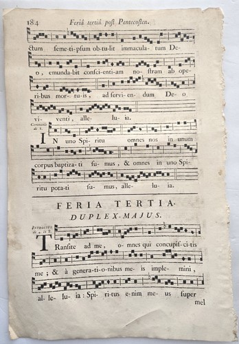 17th vellum antiphonal - 17th,