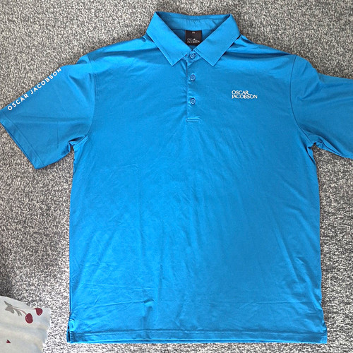 Oscar jacobson men blue polo - oscar,