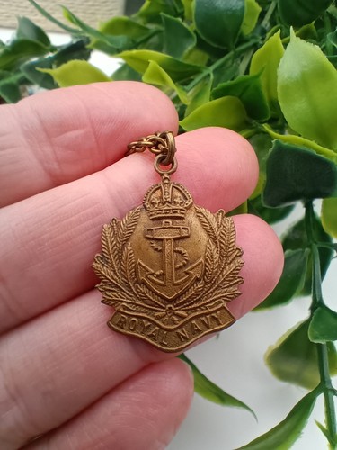 Vintage royal navy brass - vintage,