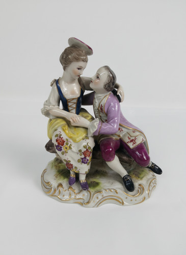 Antique porcelain dancing - antique,