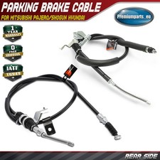 Handbrake cable rear - 2x,