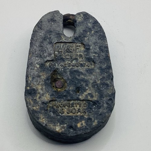 Vintage and lever padlock - lever,