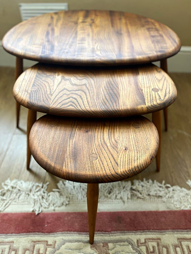 Ercol set nesting tables - set, of