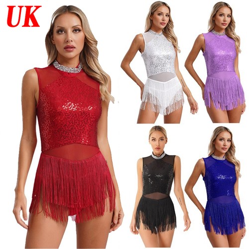 Women latin jazz dance sequin - latin,
