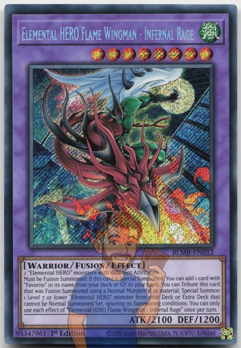 Elemental hero flame wingman - hero,