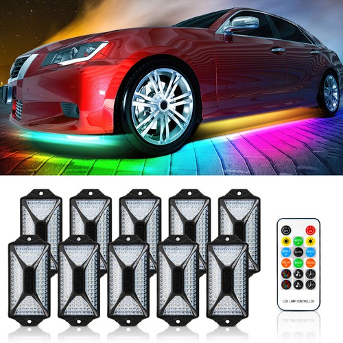 10x rgb led rock - rgb,