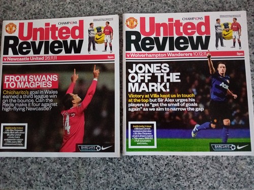 Man utd programmes - utd,