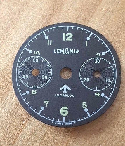 Lemania watch dial - ,