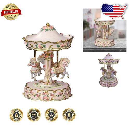 White music box - box, carousel